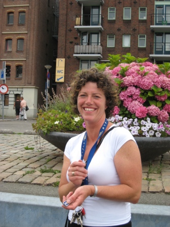 Christa Beuker-Anneveldt de charmante havenmeester van Jachthaven Oosterhaven in Groningen