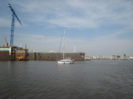 Aanloop naar de jachthaven van K.Z.R.V. Neptunus
